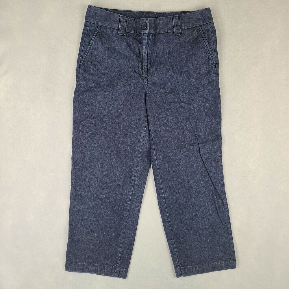 Lands' End Fit 2 Women's Jeans Pants Size 6 (30x23) Blue Stretch
